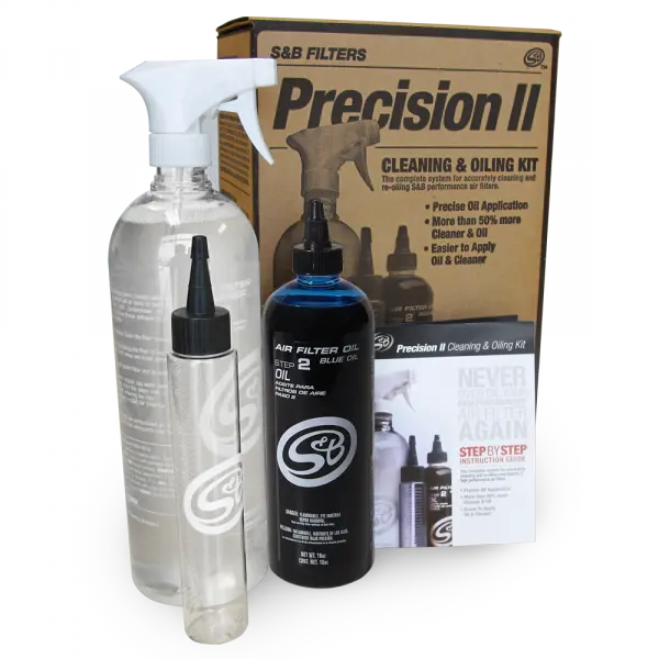 S&B Filters Precision Ii: Cleaning & Oil Kit (Blue Oil)-- Pt# 88-0009 (G4) 1