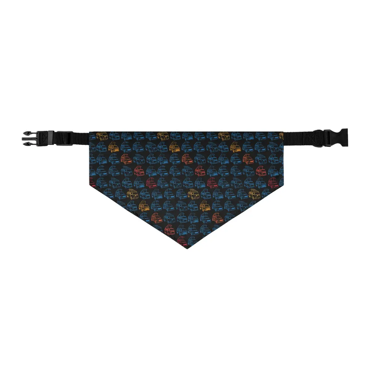 Rainbow Tile Pet Collar Bandana 3