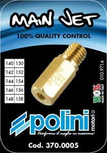 Polini Main Jet Kit For Oko, Pwk, Keihin 1