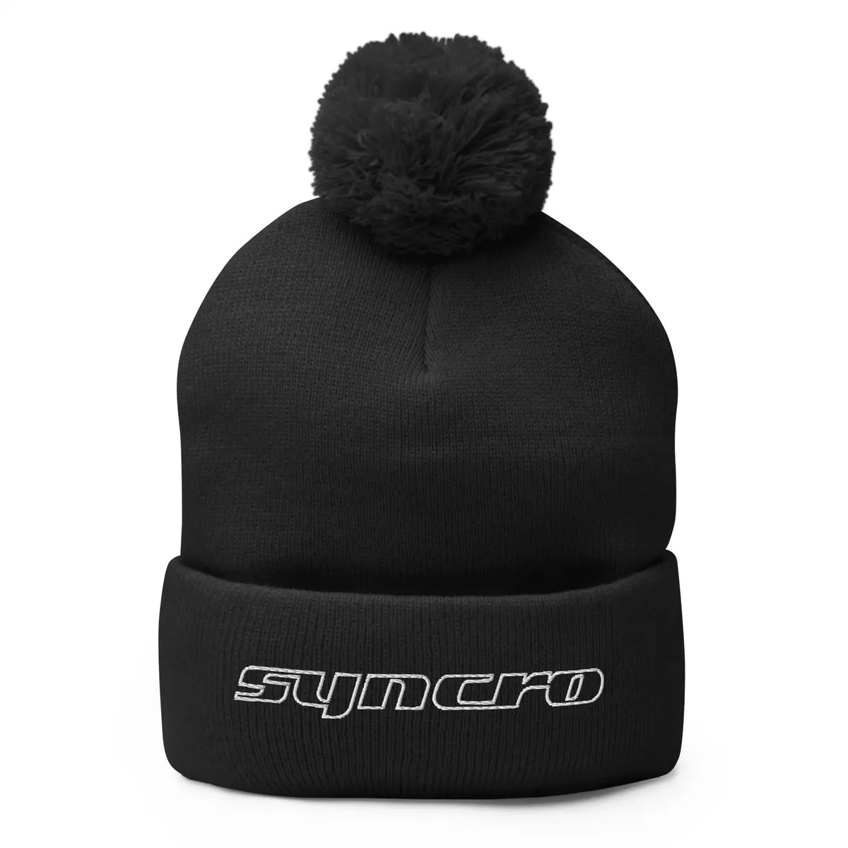 Syncro Script Pom-Pom Beanie 1