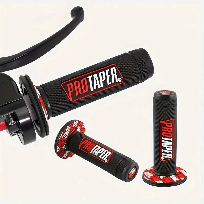 Protaper Handle Grip For  Atv, Banshee 350, Raptor 700-(Red / Black) 1