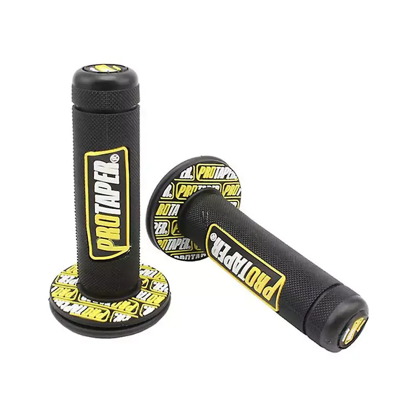 Protaper Handle Grip For Atv, Banshee 350, Raptor 700, Yamaha Dirt Bike-(Yellow/Black) 2
