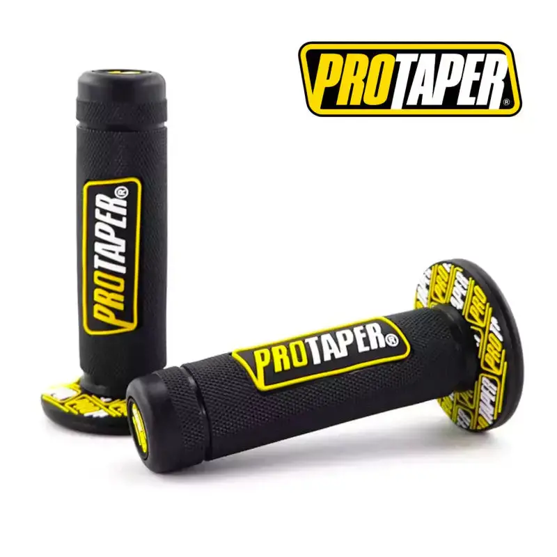Protaper Handle Grip For  Atv, Banshee 350, Raptor 700, Yamaha Dirt Bike-(Yellow/Black) 1