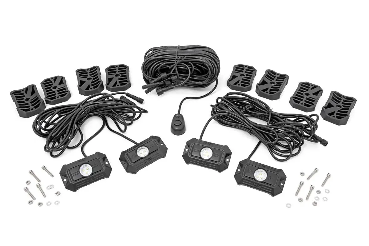 70980 Rough Country Led Rock Light Kit (4 Piece Set) 1