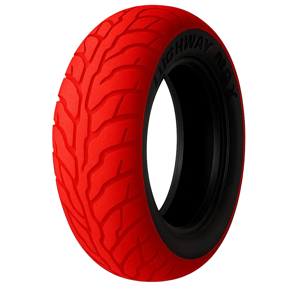 150/80-16 Red Smoke Motorcycle Tire 1