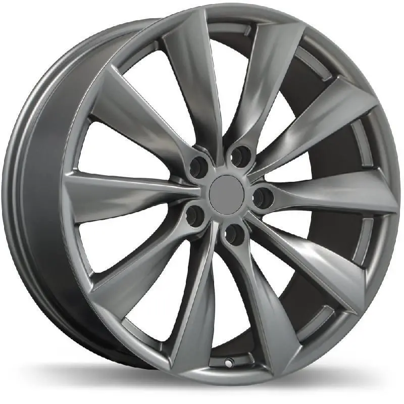 Replika R241 - Gunmetal - 18" X 8.5" – Compatible With Tesla Model 3/Y 1