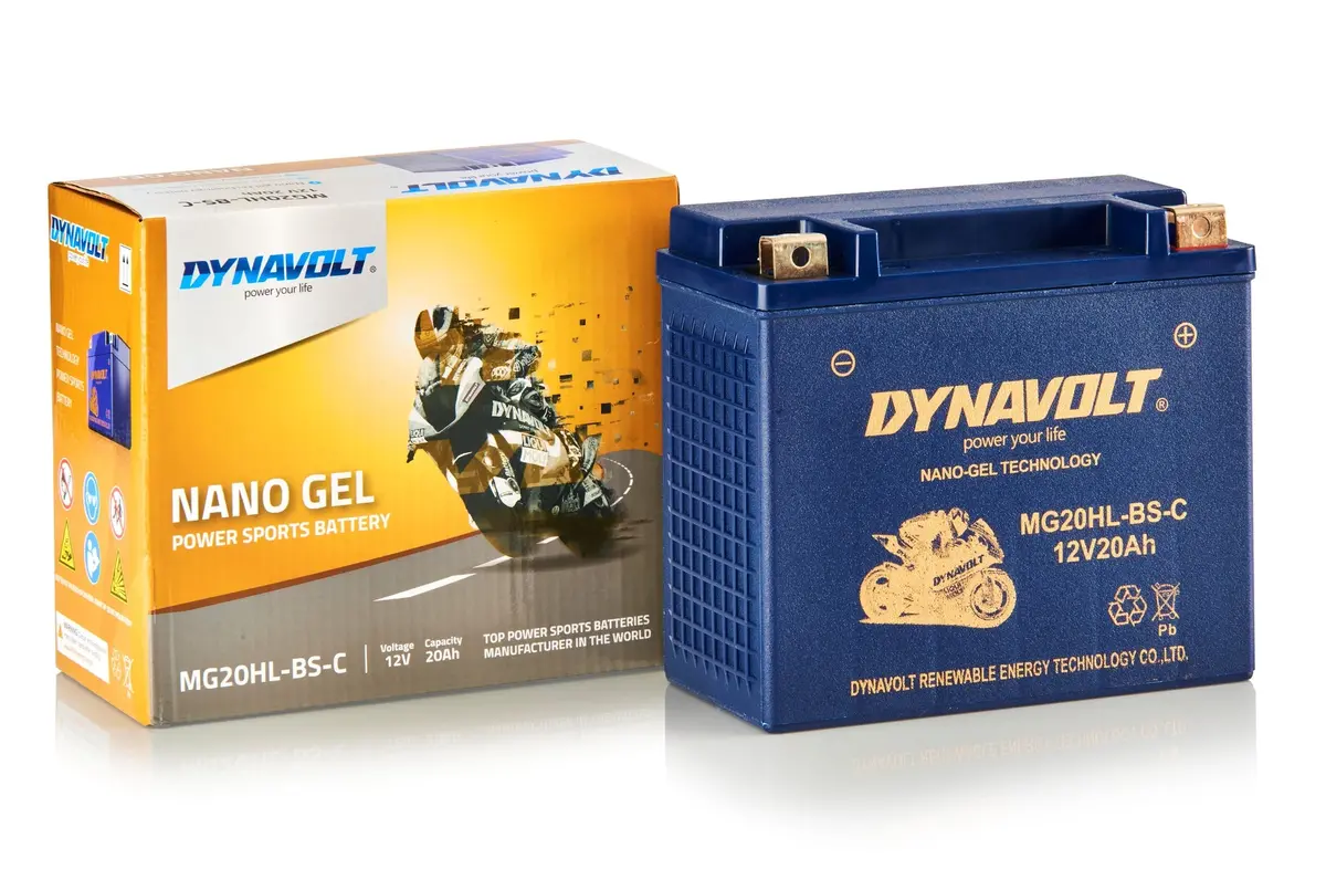 Dynavolt Mg20hl-Bs (Ytx20hl-Bs) Nano Gel Battery 12V 20Ah – Yamaha Grizzly 700 & Can-Am Outlander | Motovile Kuwait 1