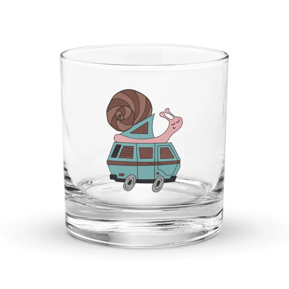 Sally Snail Rocks Glass 1