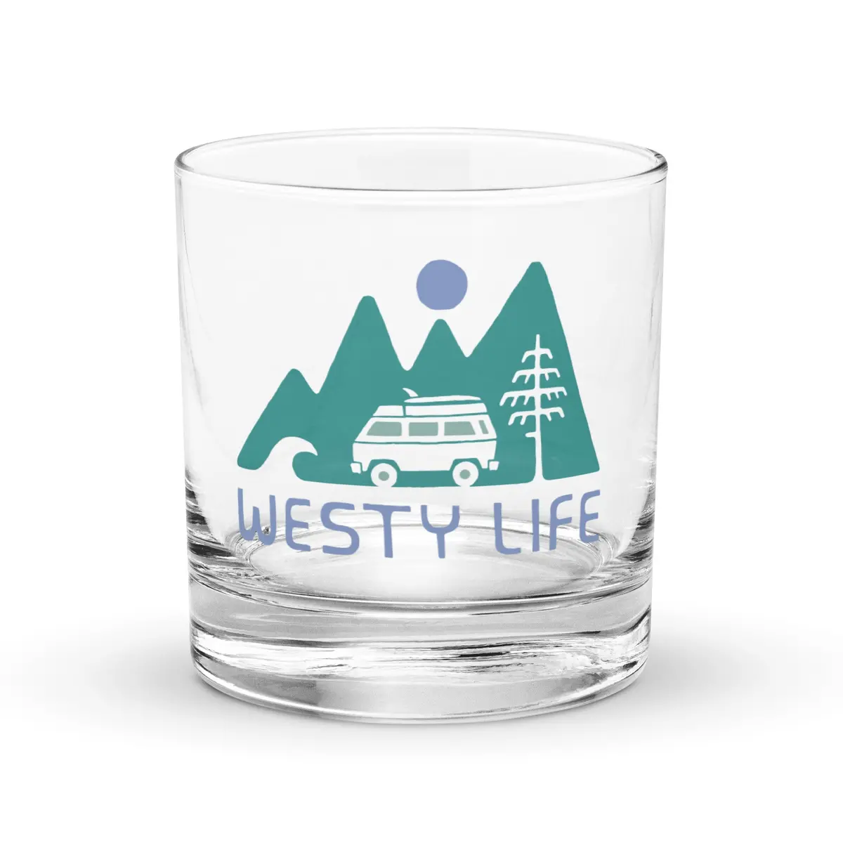 Westy Life Rocks Glass 1