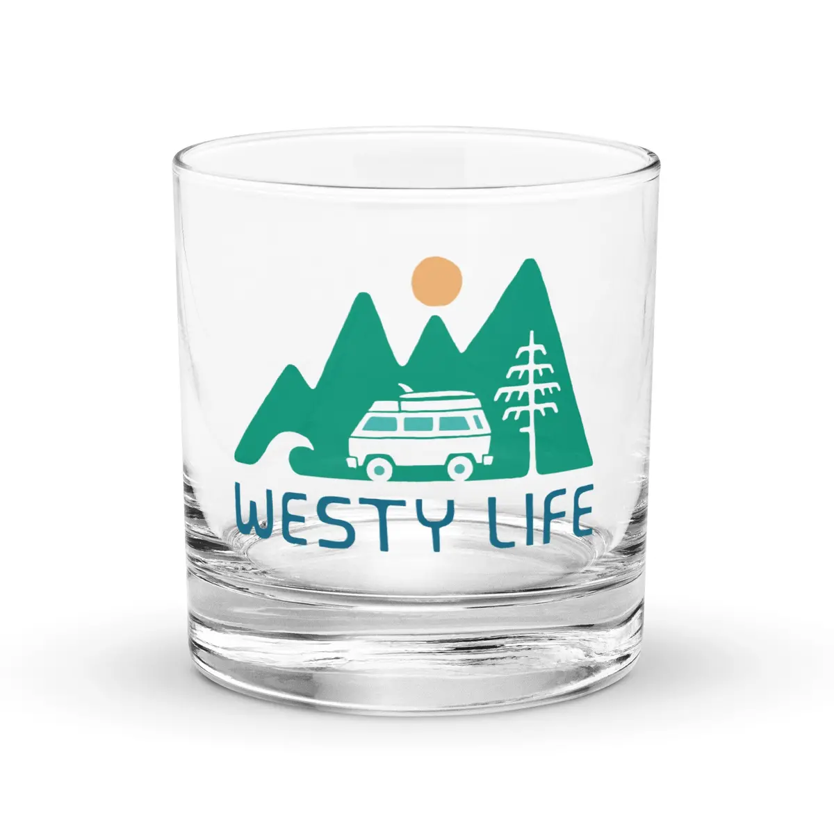 Westy Life Rocks Glass 1