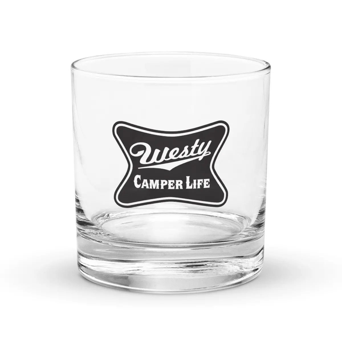 Westy Camper Life Rocks Glass 1