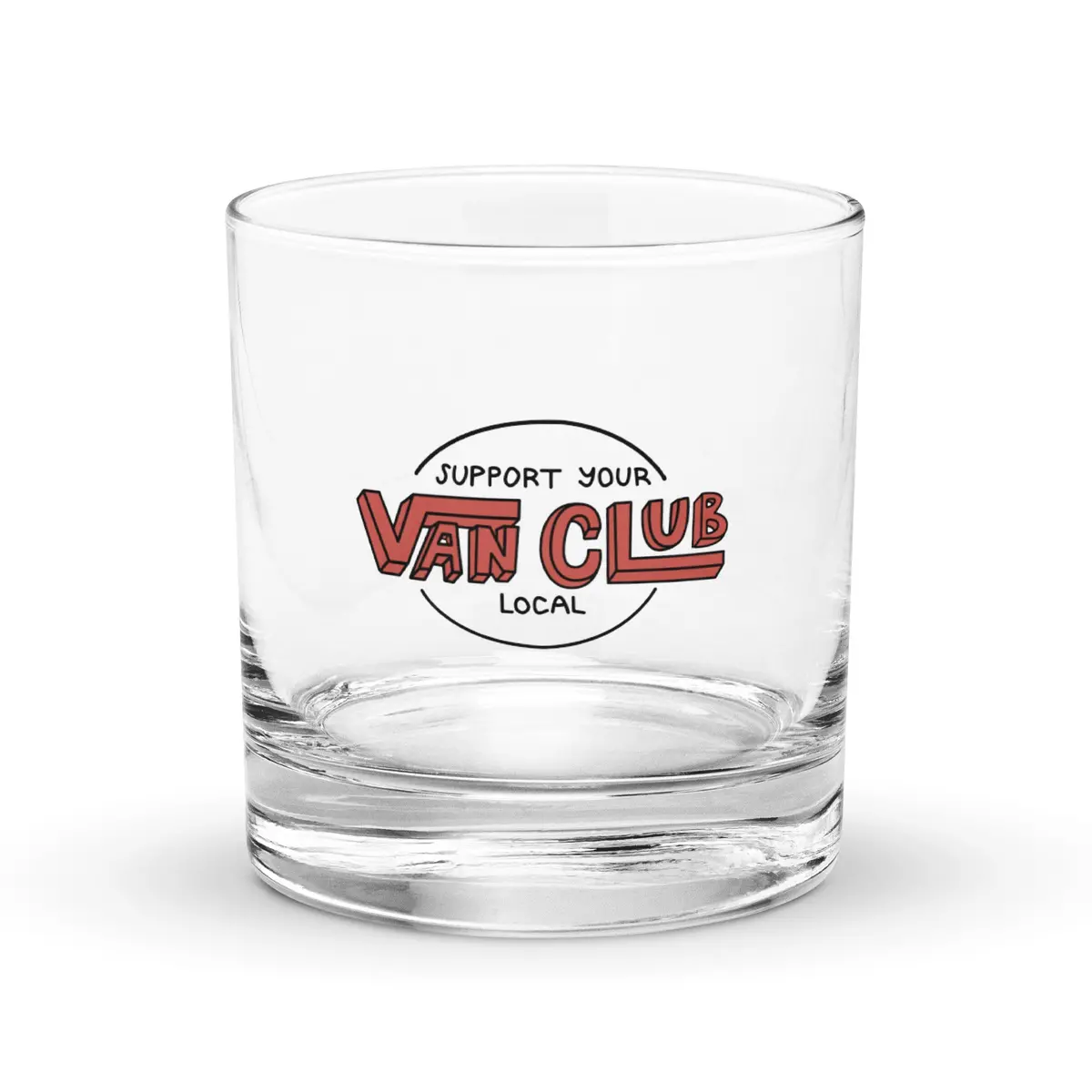 Support Your Local Van Club Red Rocks Glass 1
