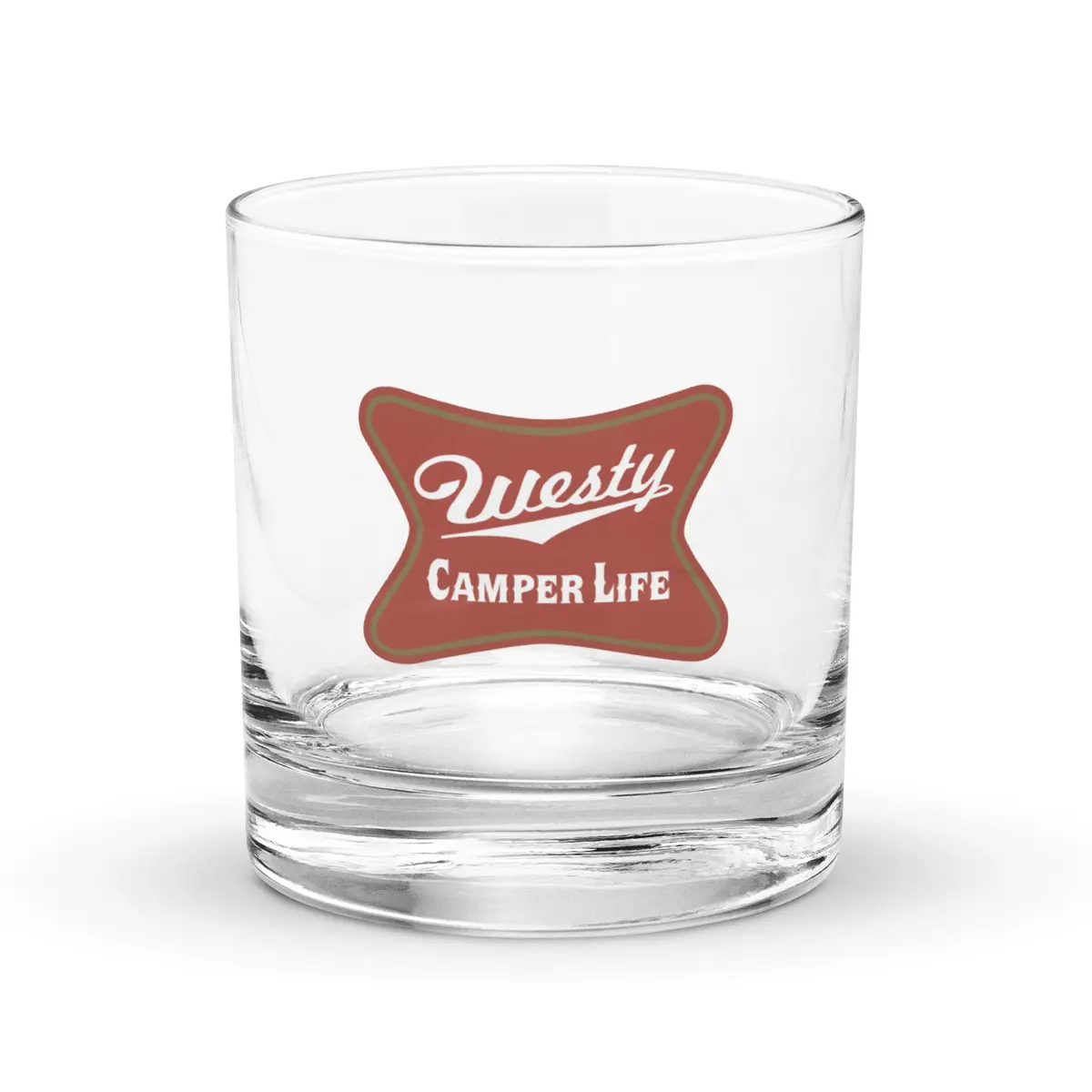 Westy Camper Life Rocks Glass 1