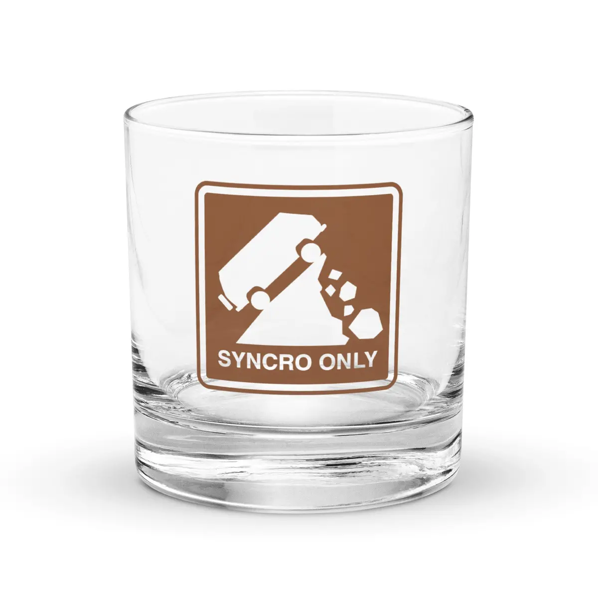 Syncro Only Rocks Glass 1