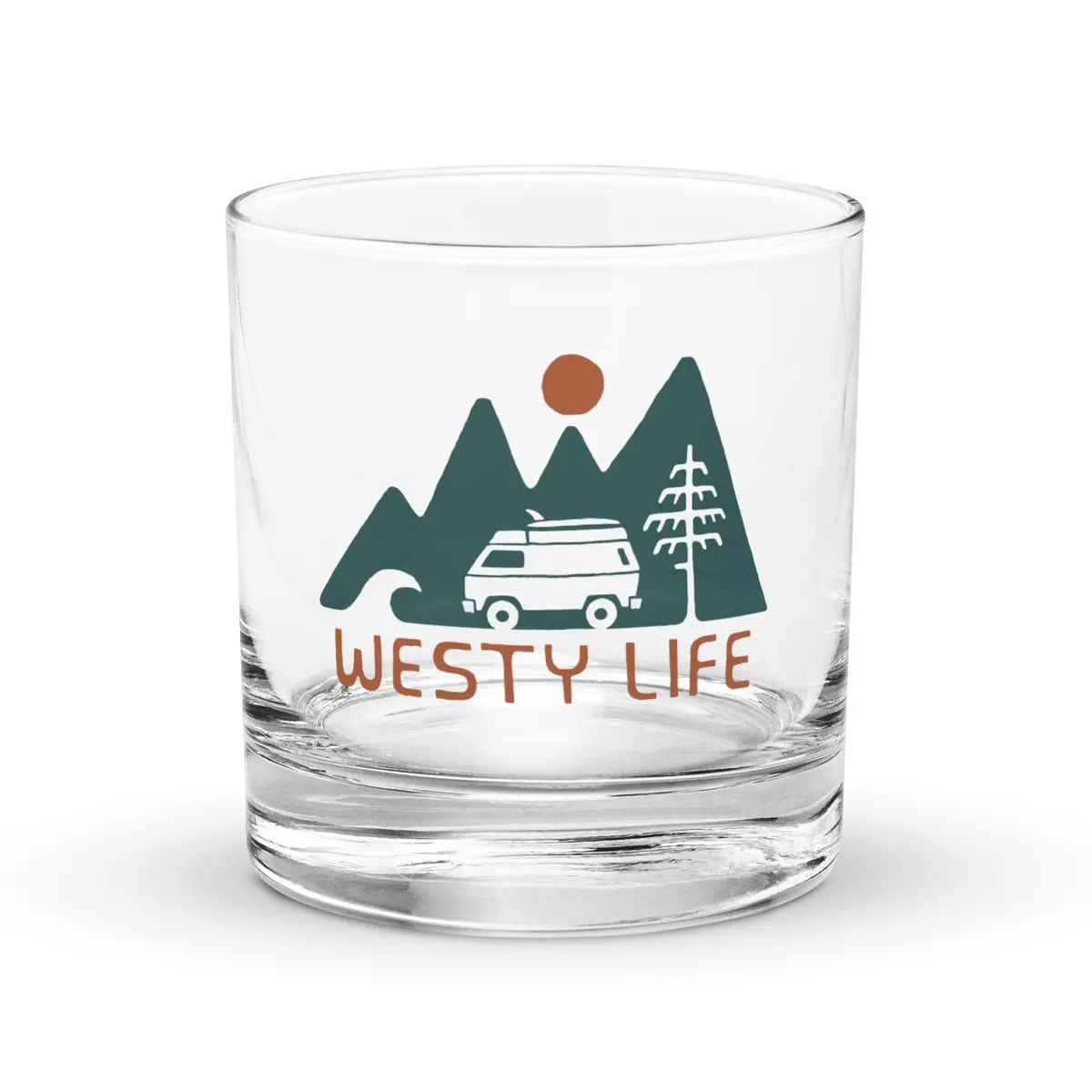 Westy Life Rocks Glass 1