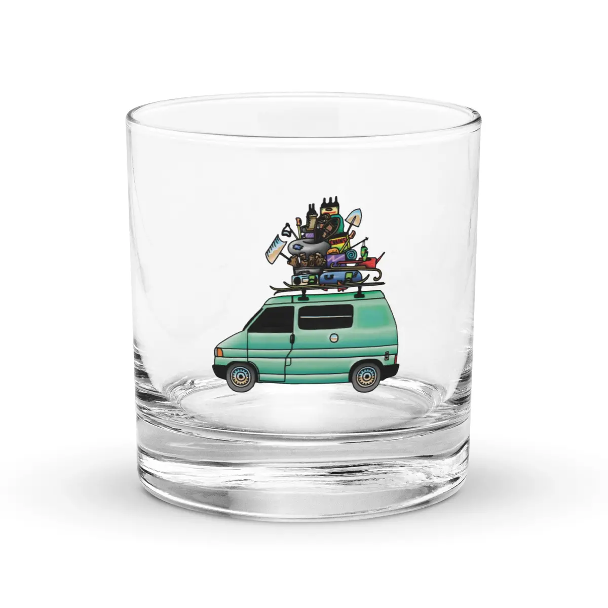 Rad Eurovan Rocks Glass 1