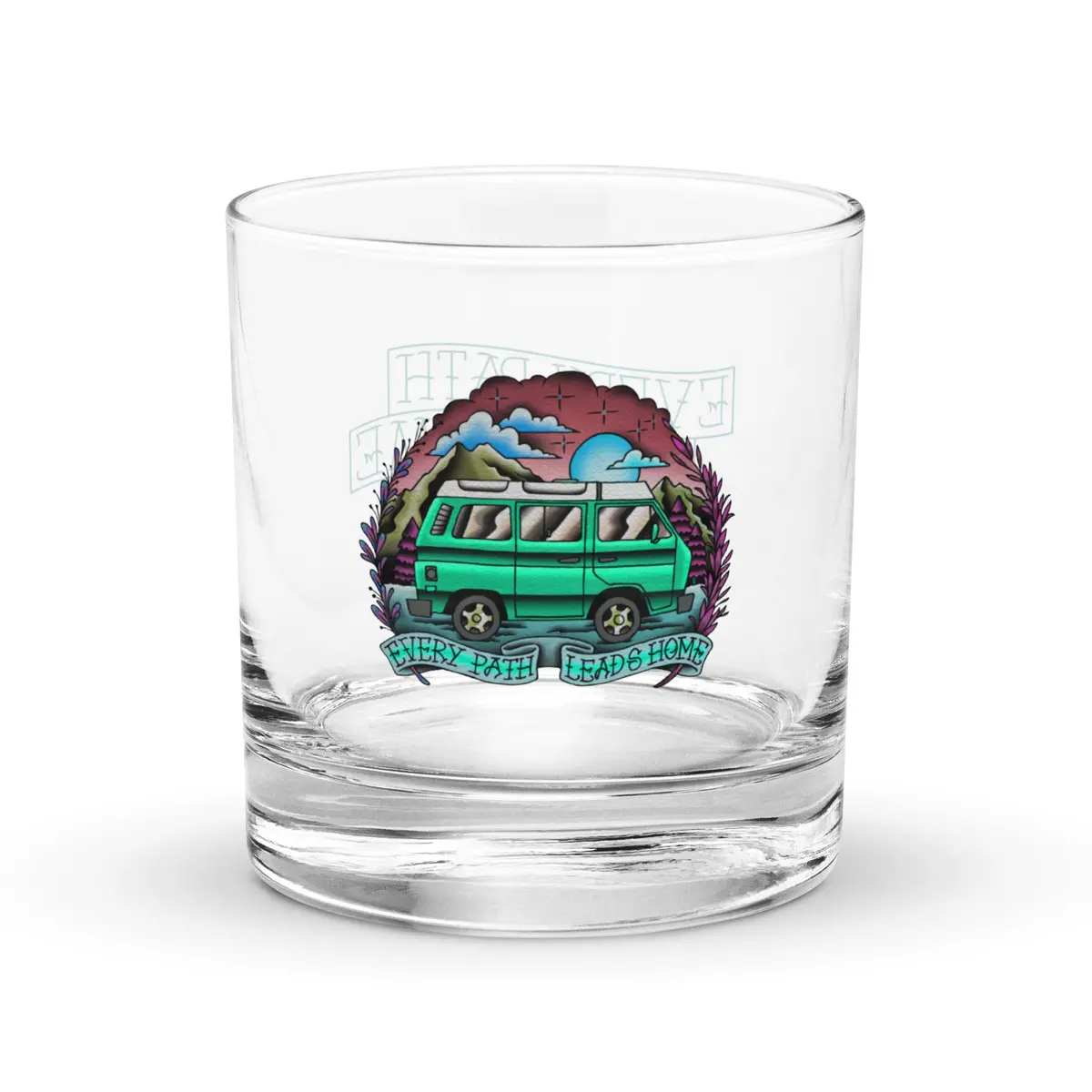 Every Path Leads Home Rocks Glass 1