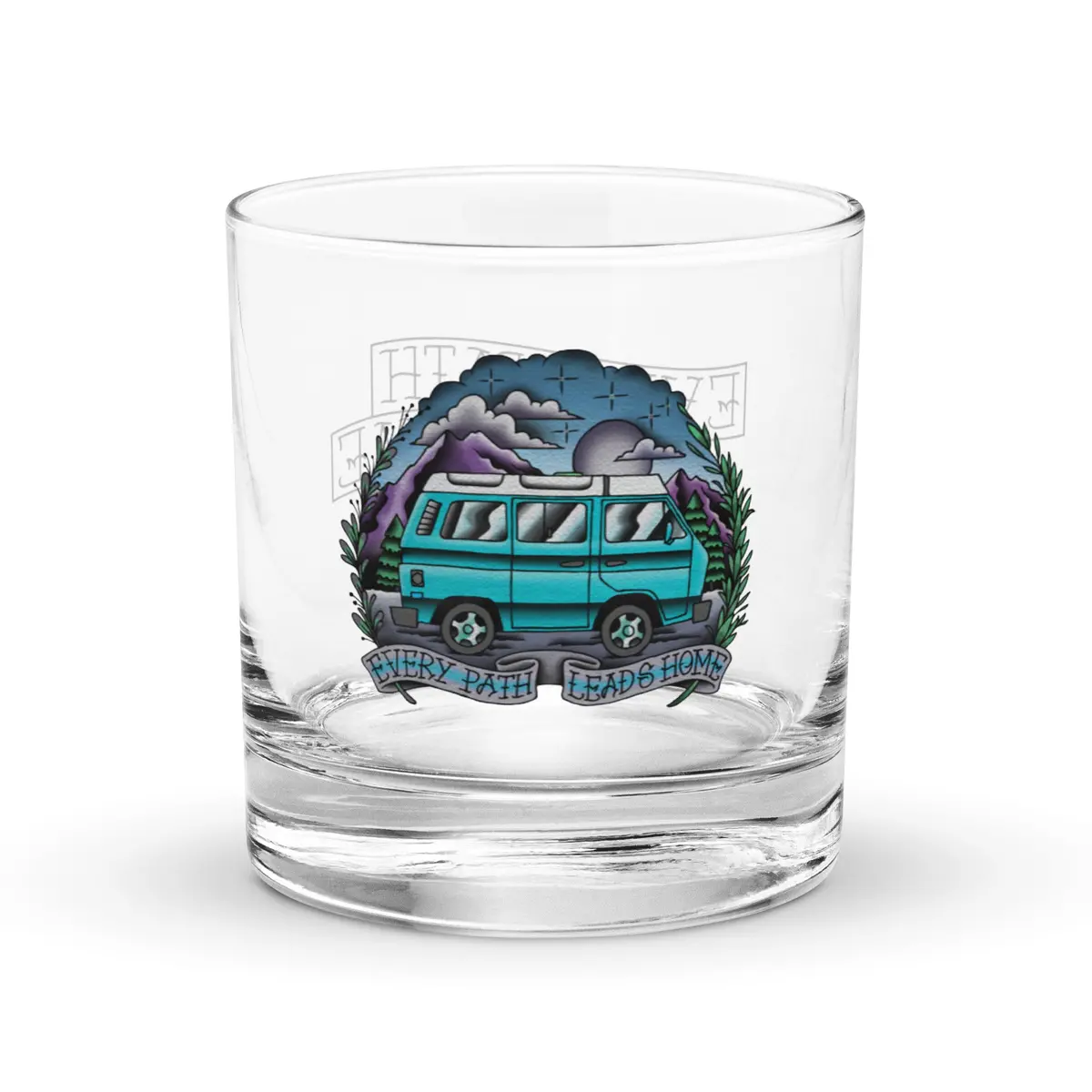 Every Path Leads Home Rocks Glass 1