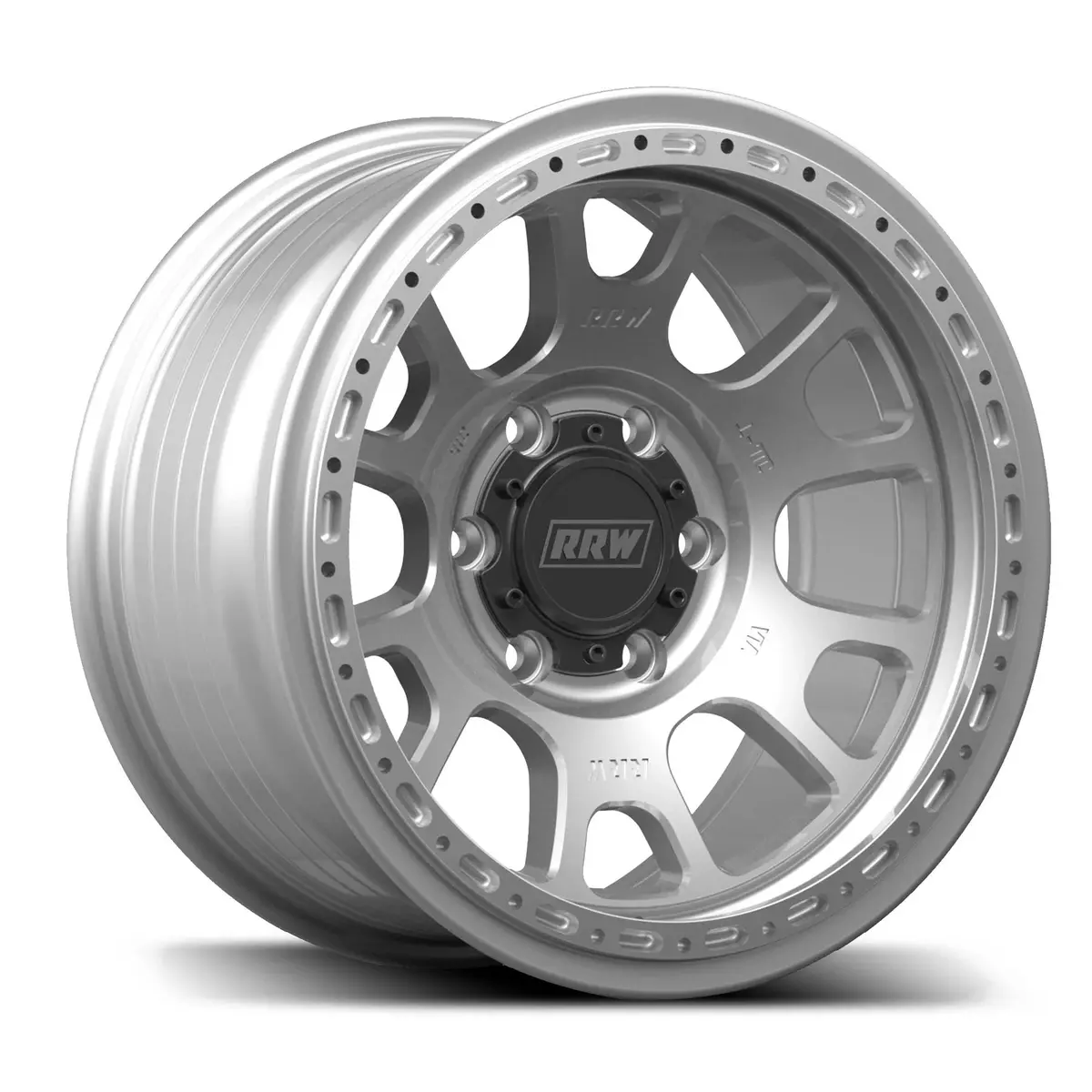 Rr5-H Flow Formed 17X8.5 6X5.5 -12 Offset Hybrid Beadlock | Brushed Aluminum - Ff-Rr5-H-1785-12139-Mf 1