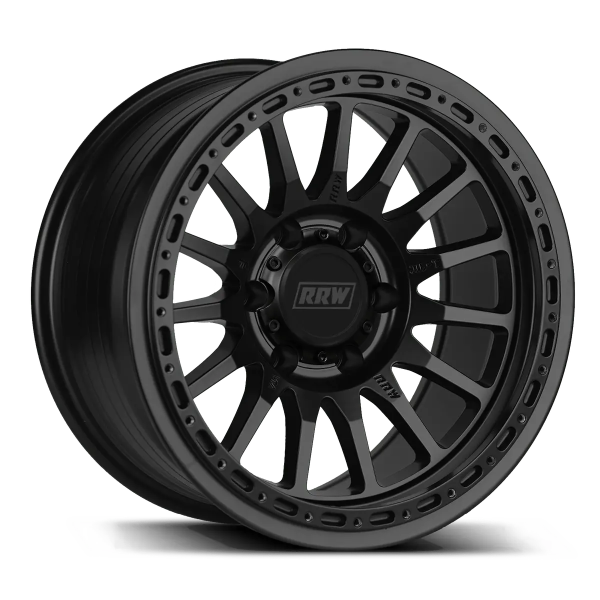 Rr7-H Flow Formed 17X8.5 6X5.5 +12 Offset Hybrid Beadlock | Matte Black - Ff-Rr7-H-1785-X12139-Bk 1