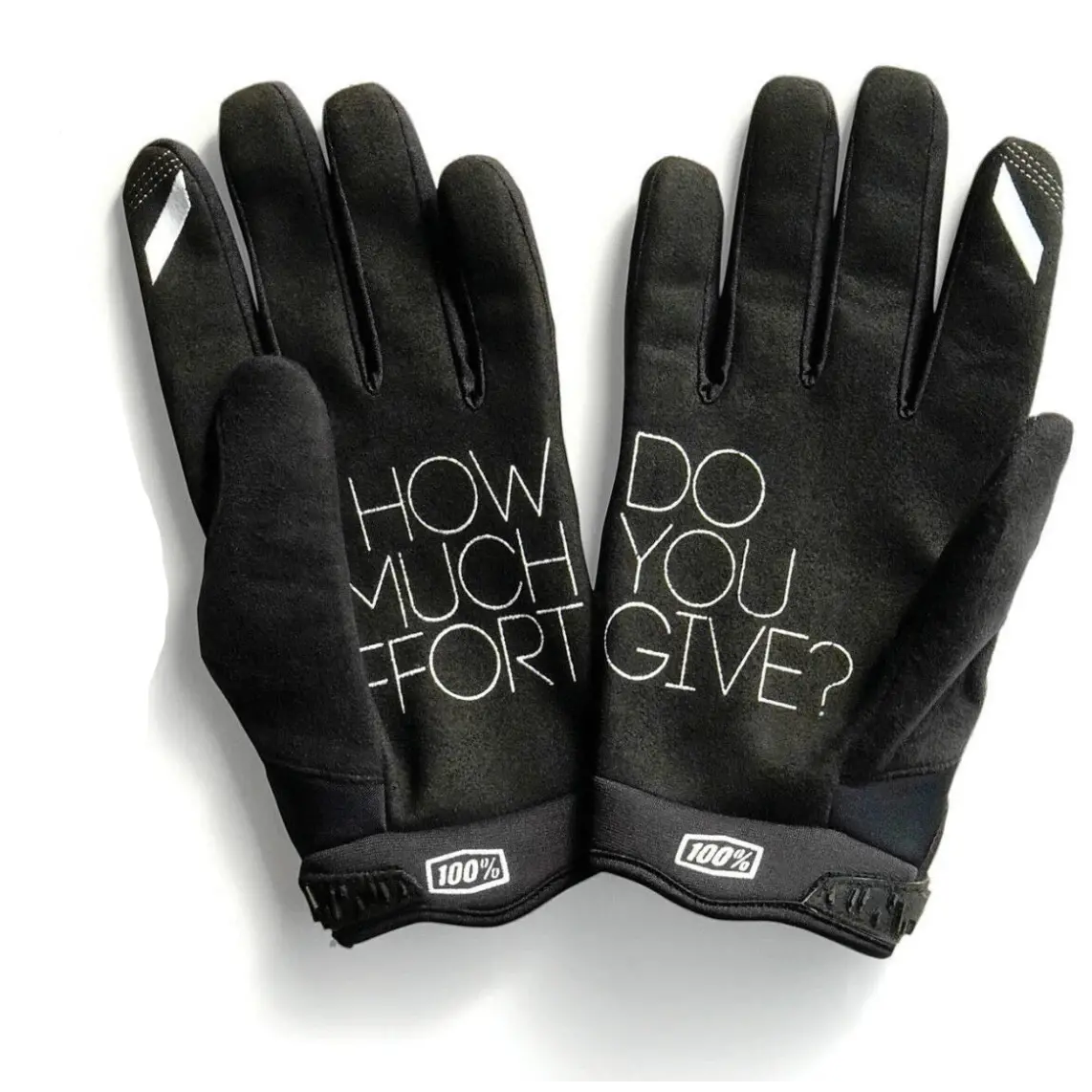 100% Brisker Cross Enduro Motorcycle Gloves – Black/Gray | Cold Weather Motocross Gloves 2