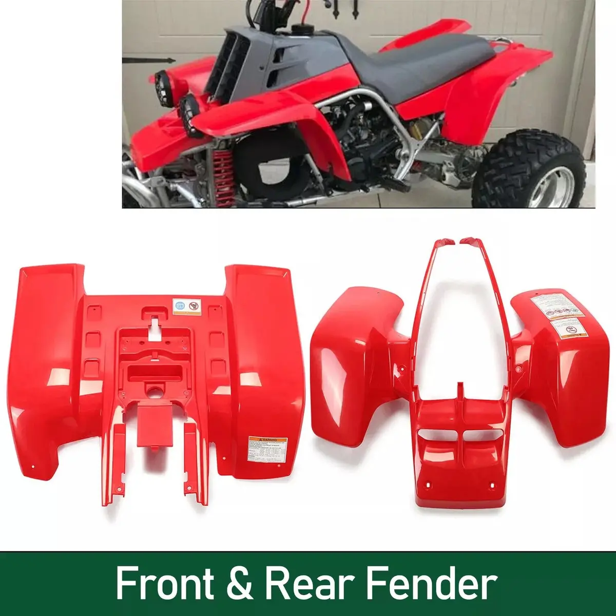 Yamaha Yfz 350 / Yfz350 Banshee Front & Rear Fender Body Plastic Kit (Red) | Motovile Kuwait 1