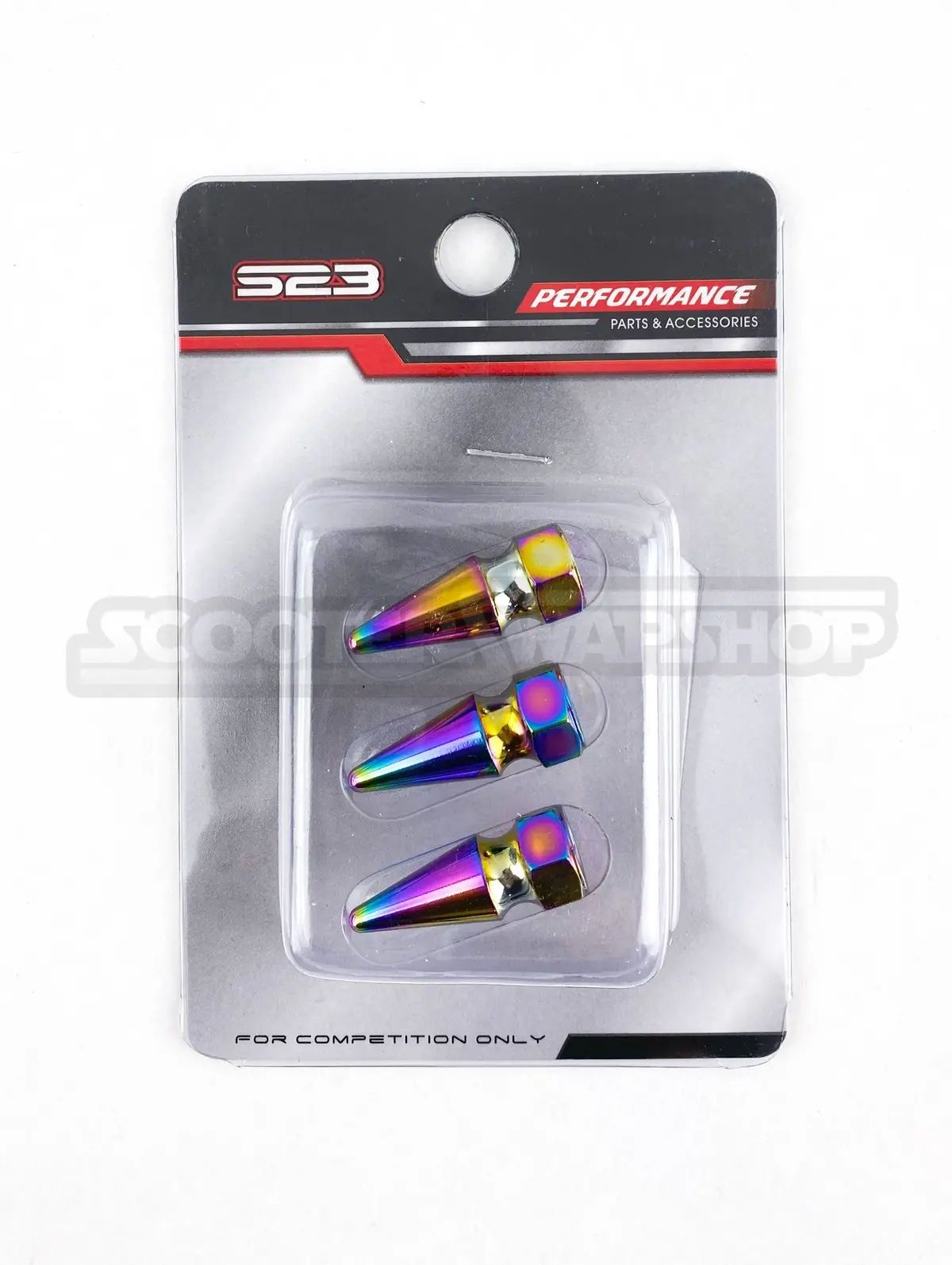 S23 Titanium Plated M8 Spike Nuts 1