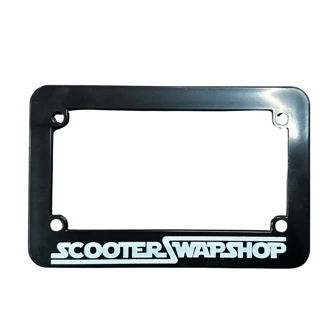 Scooter Swap Shop License Plate Frame 1