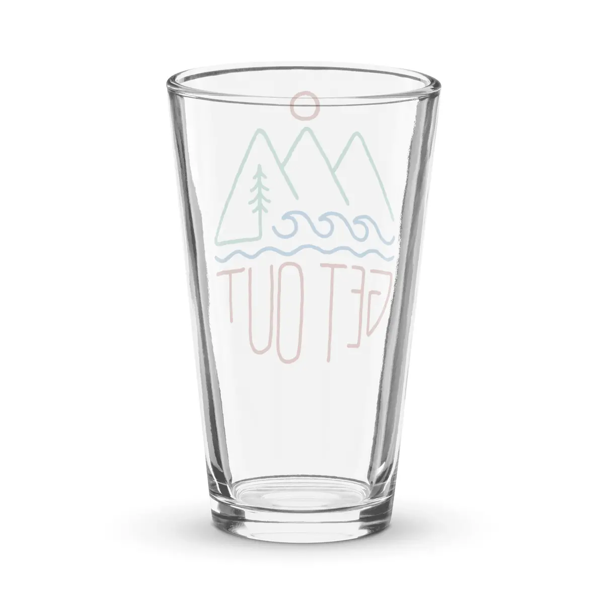 Get Out Shaker Pint Glass 2