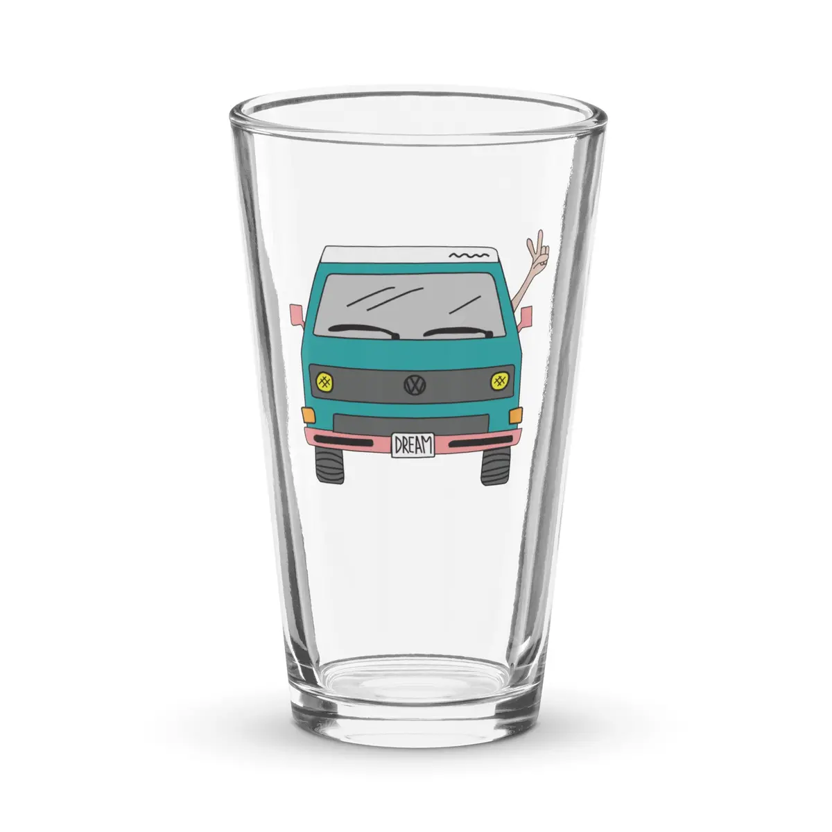 Dream Machine Shaker Pint Glass 1