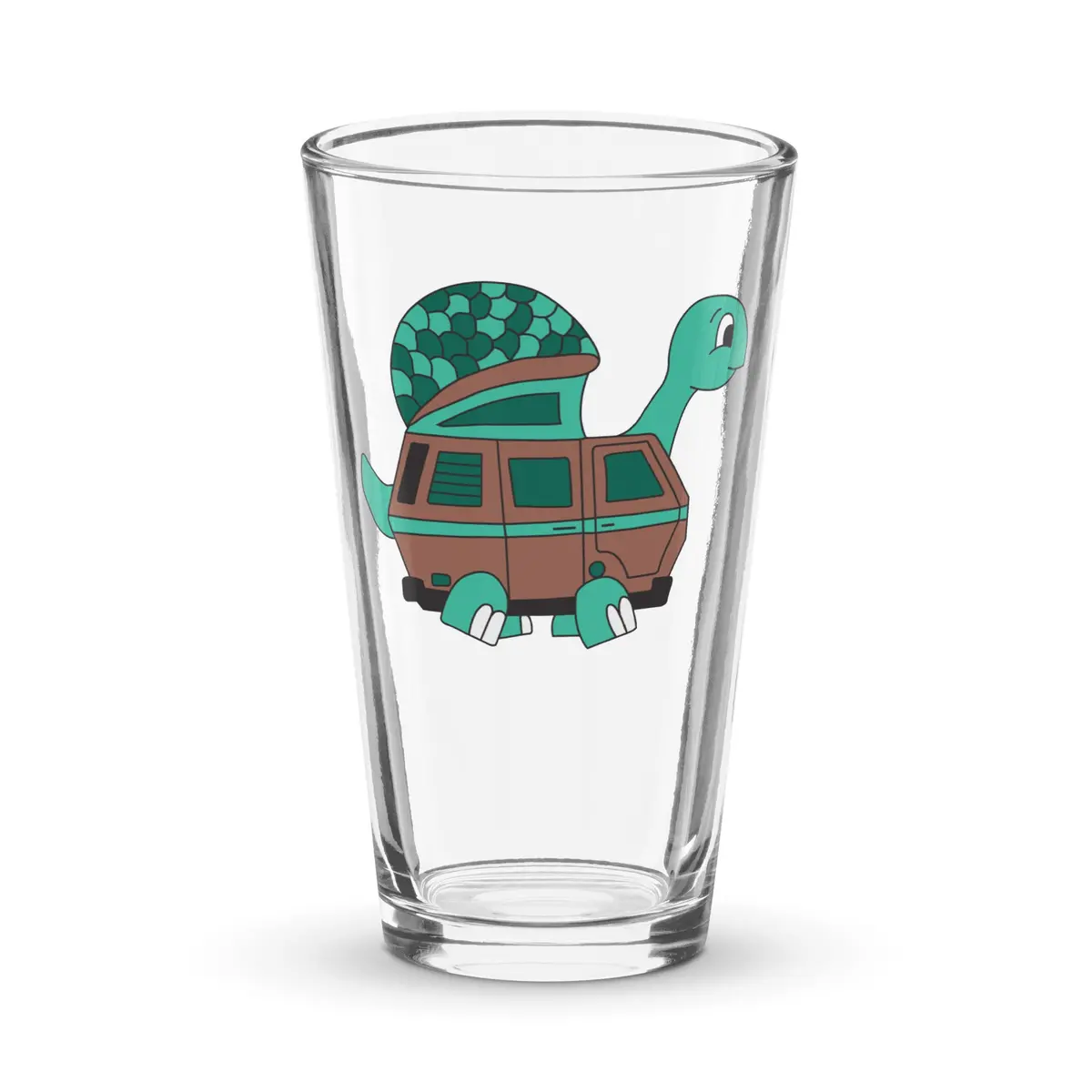 Tom Turtle Shaker Pint Glass 1