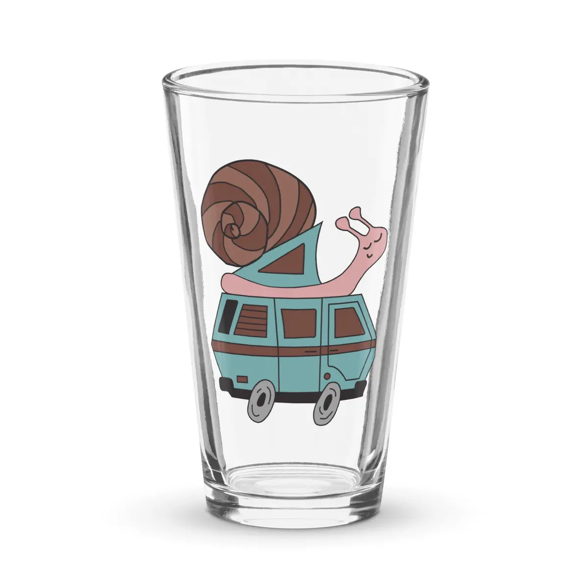 Sally Snail Shaker Pint Glass 1