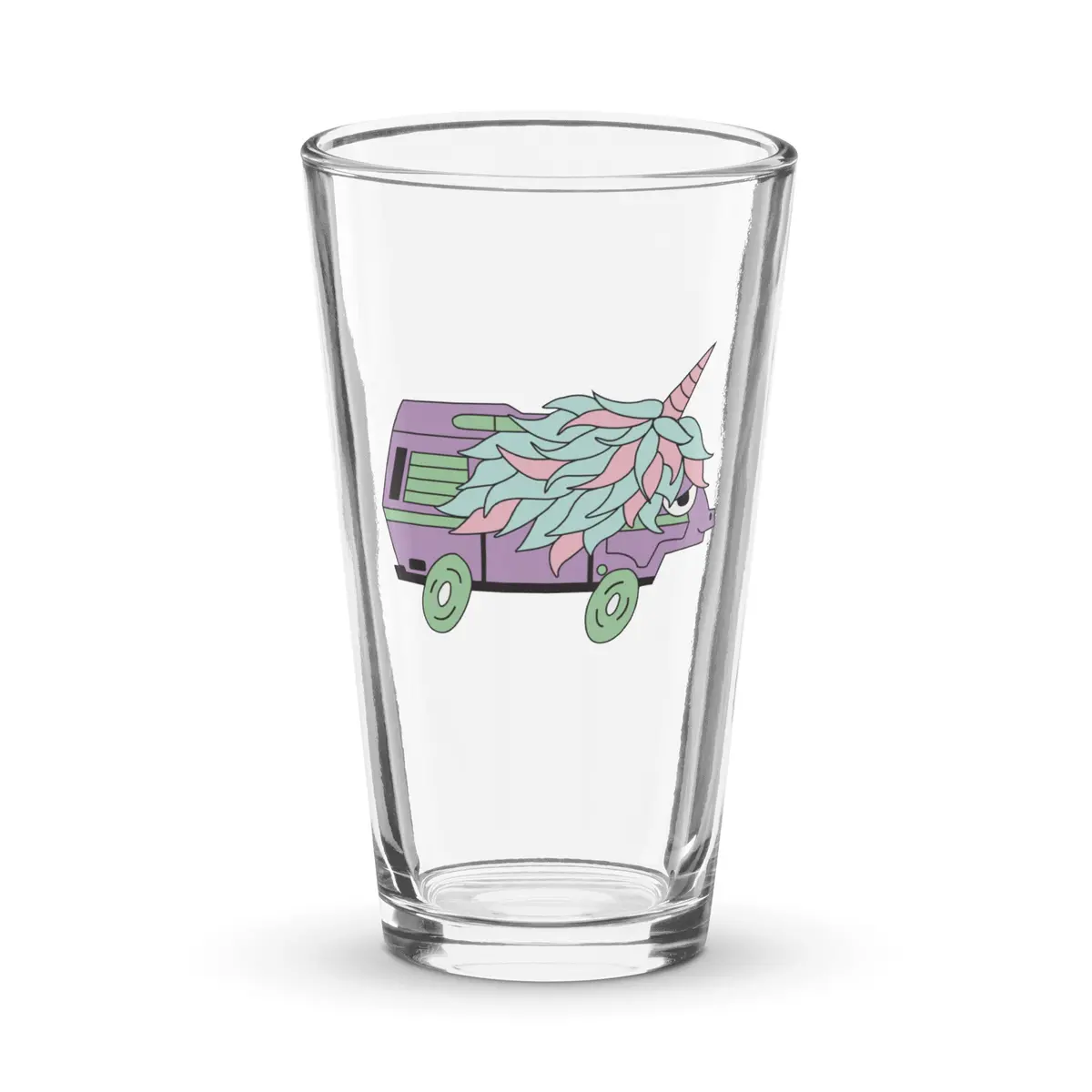 High-Top Hazel Unicorn Shaker Pint Glass 1