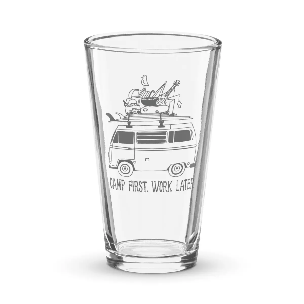 Rad Bus Shaker Pint Glass 1