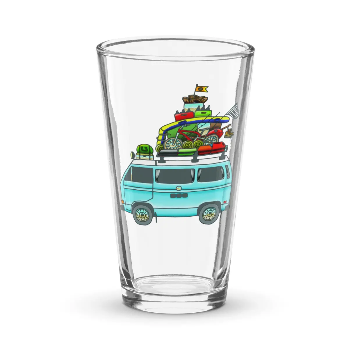 Rad Vanagon Shaker Pint Glass 1
