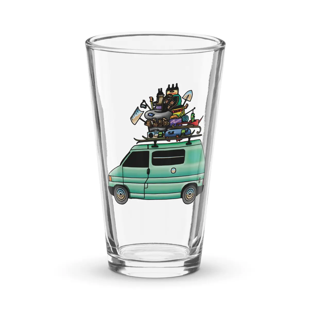 Rad Eurovan Shaker Pint Glass 1