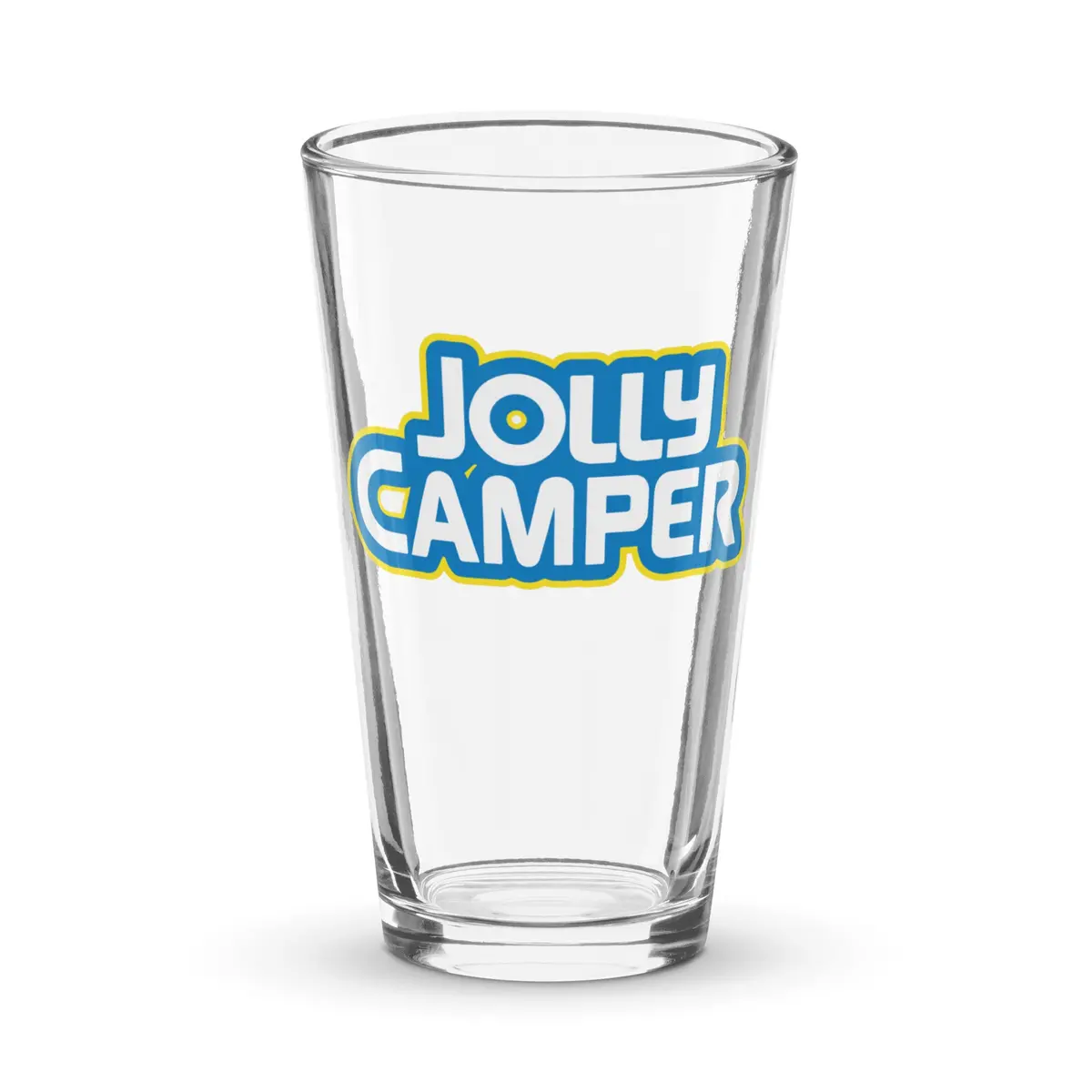 Jolly Camper Shaker Pint Glass 1