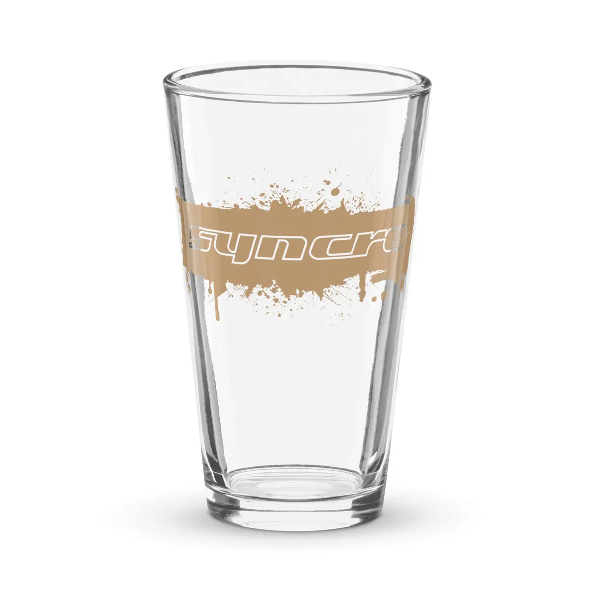 Syncro Splatter Shaker Pint Glass 1