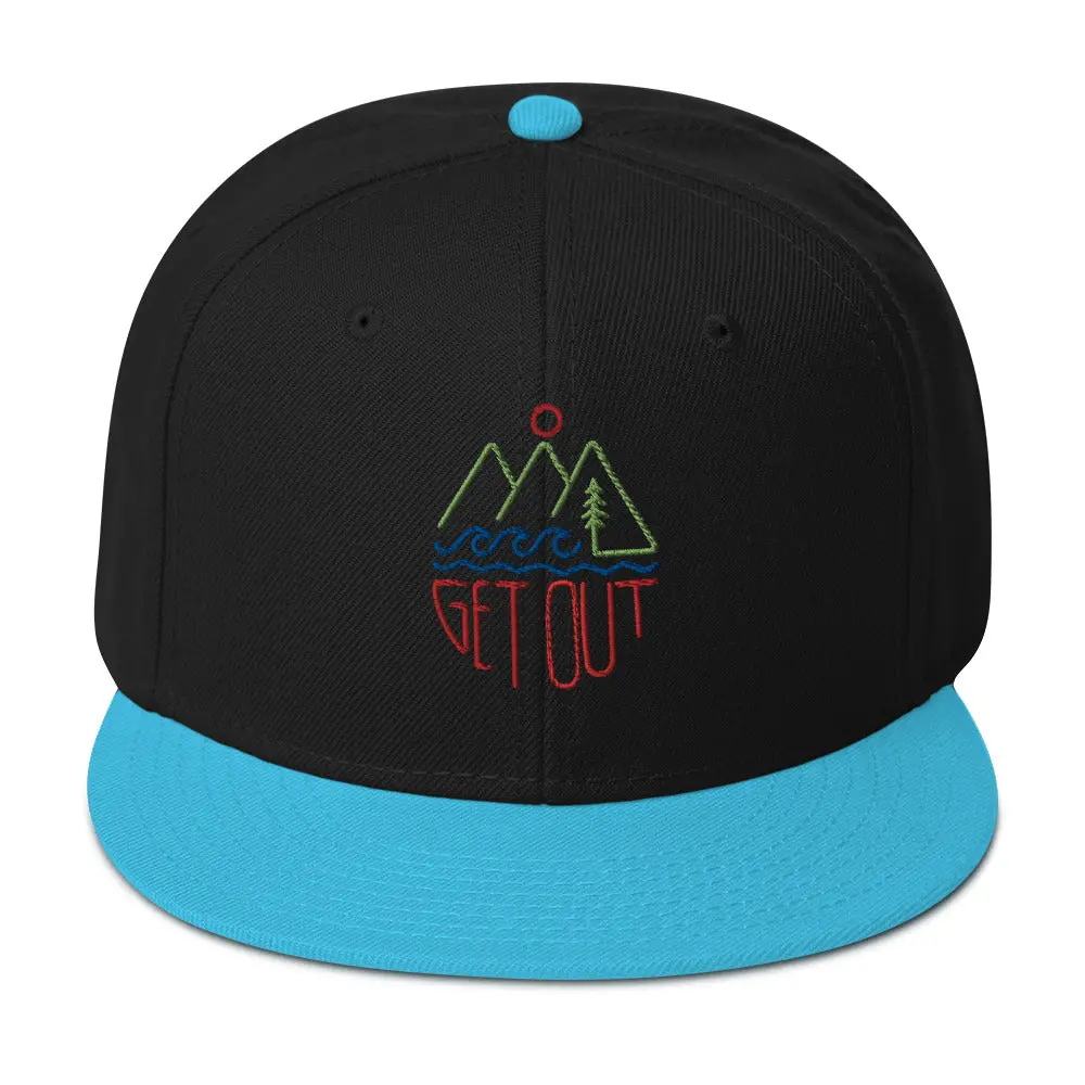 Get Out Snapback Hat 1