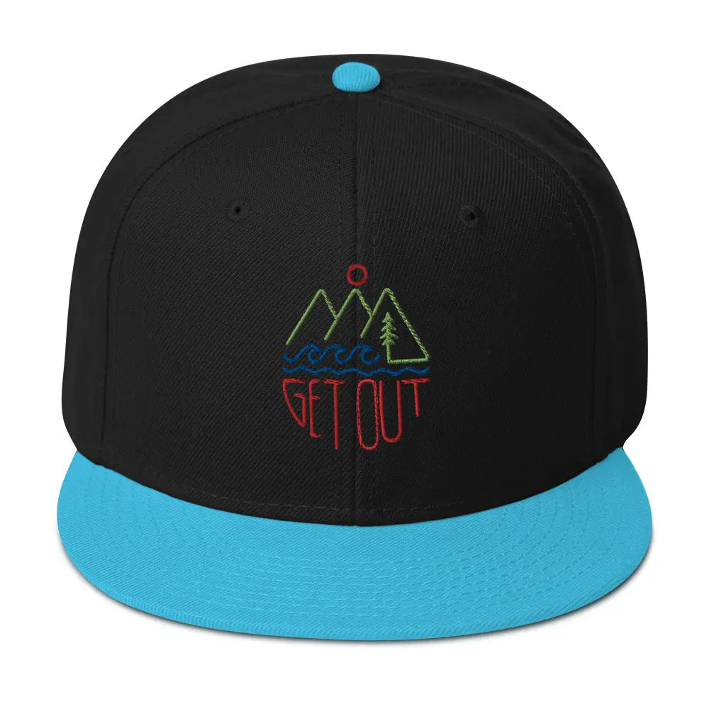Get Out Snapback Hat 11