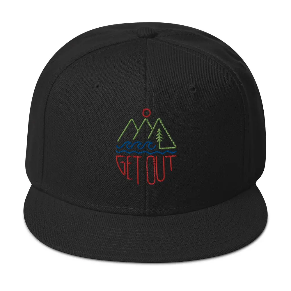 Get Out Snapback Hat 1