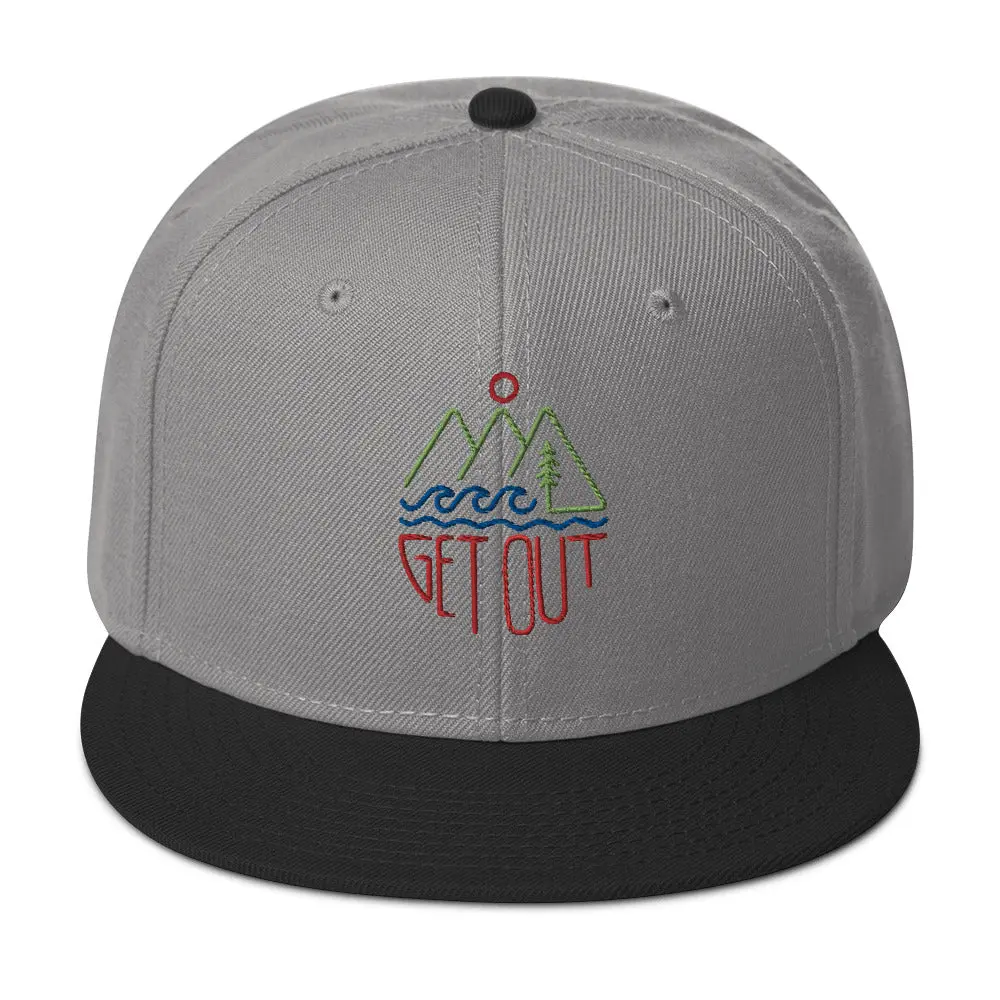 Get Out Snapback Hat 8