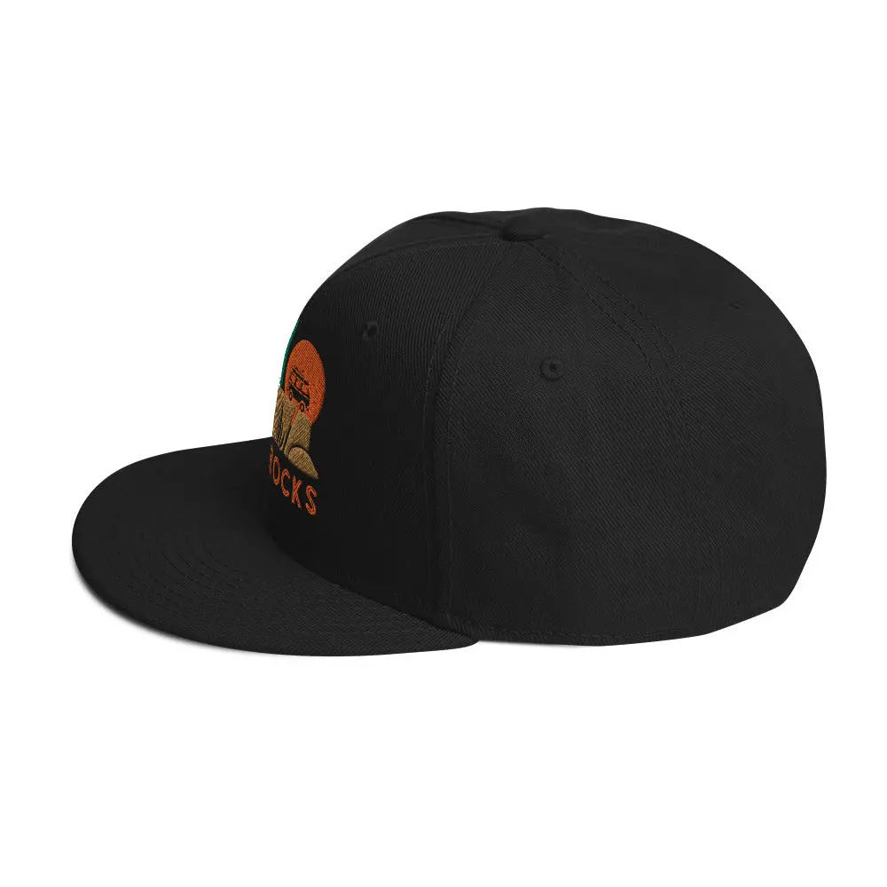 Baja Rocks Snapback Hat 6
