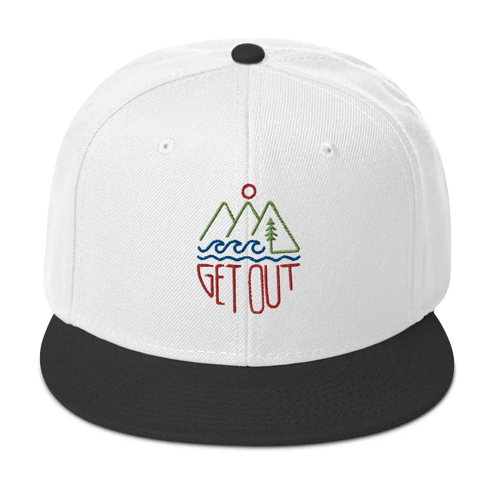 Get Out Snapback Hat 9