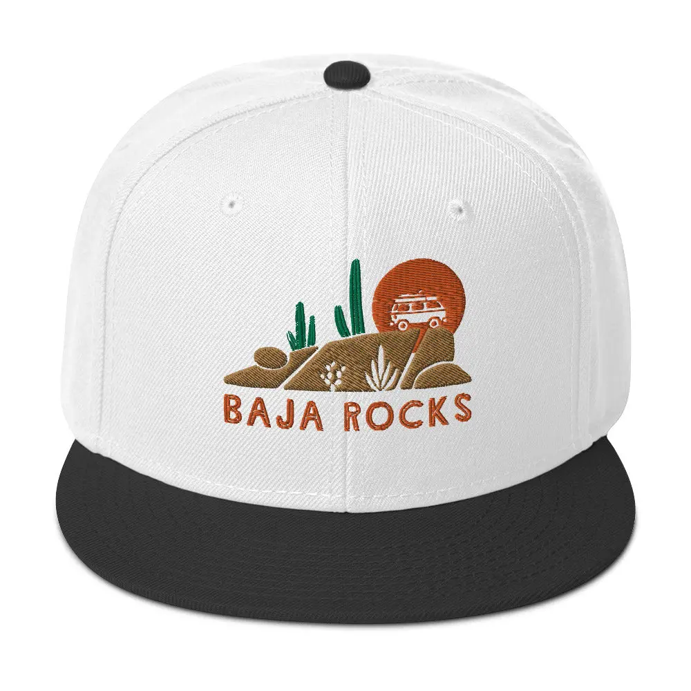 Baja Rocks Snapback Hat 3