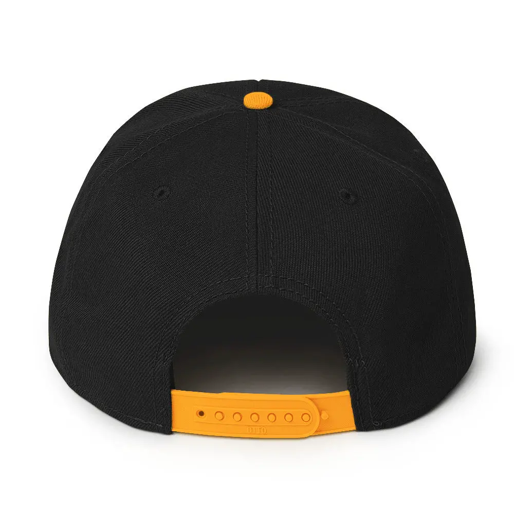 Go Outside Van & Moon Snapback Hat 2