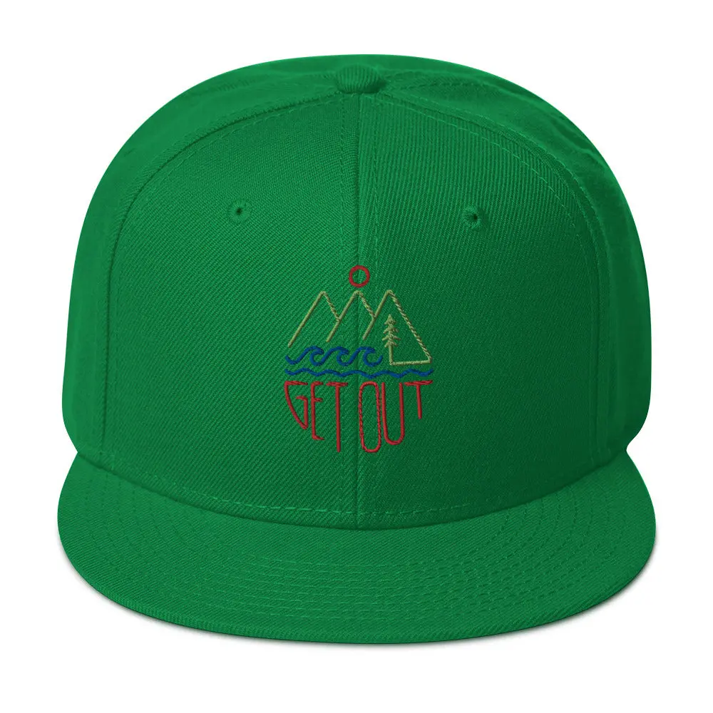 Get Out Snapback Hat 7