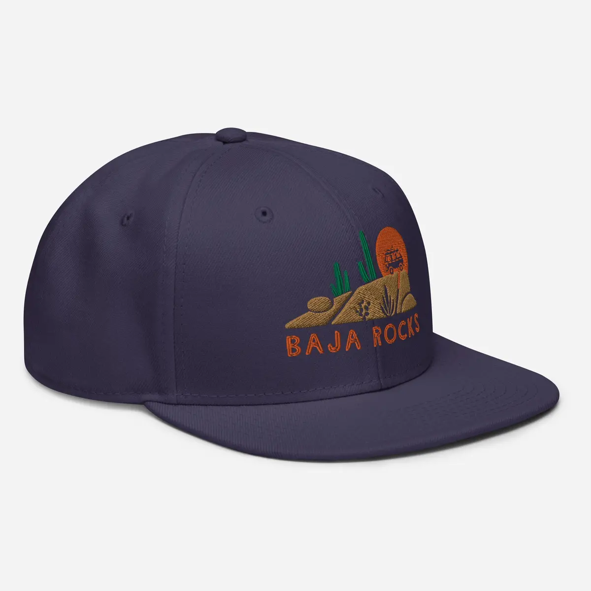 Baja Rocks Snapback Hat 3