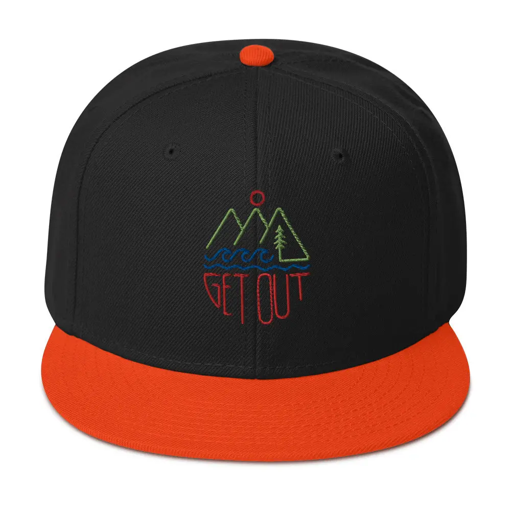 Get Out Snapback Hat 4