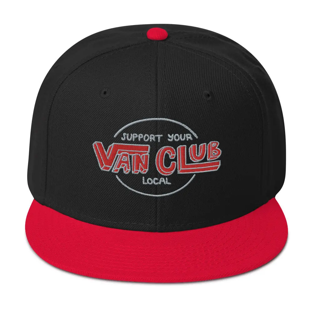 Support Your Local Van Club Snapback Hat 2